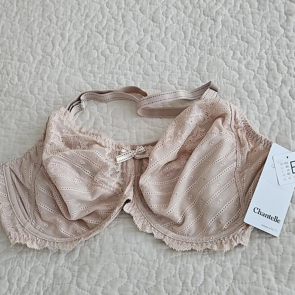 🌸HP🌸Chantelle Rive Gauche Full Coverage Unlined Bra NWT 40DD - Picture 2 of 12